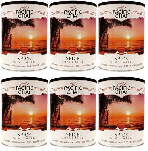 Chai Latte Instant Powdered Mix, 3 Pound Canister (Pack of 6) O787