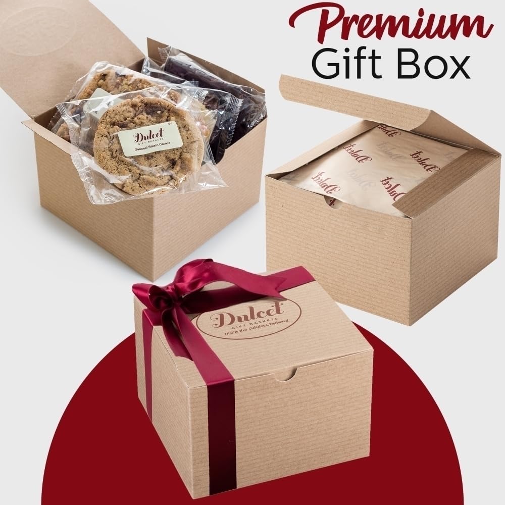 Classic Bakery Kraft Box - Soft Bite Cookies, Chocolate Fudge Brownies, Flaky Filled Rugelah V4815