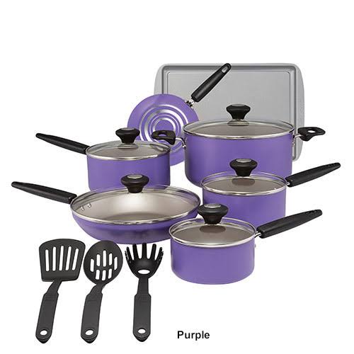 15-Piece Nonstick Aluminum Cookware Set E311959