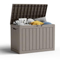 100 Gallon Black Resin Deck Box B500689