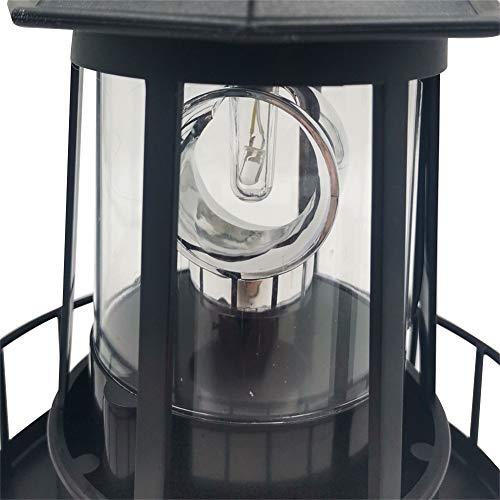 Solar LED Rotating Lighthouse Light F76008