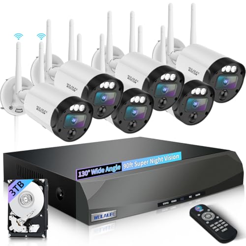 5MP Outdoor Wireless Security Camera System A1863