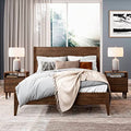 Queen Size Solid Wood Platform Bed D816322