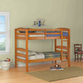 Pine Wood Twin-over-Twin Bunk Bed H6287