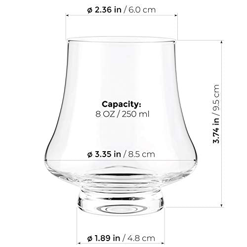 Set of 2 Crystal Glass Snifter, 9-ounce K17364