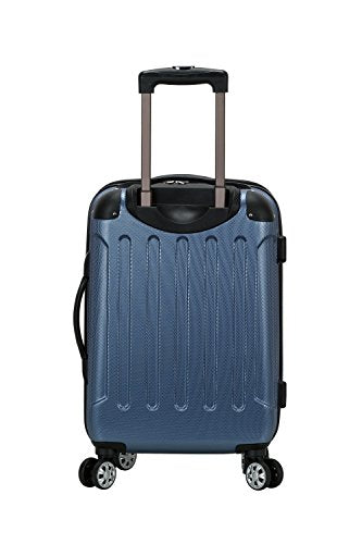 Blue Hardside Expandable Luggage with Spinner Wheels, Carry-On 20-Inch I38414