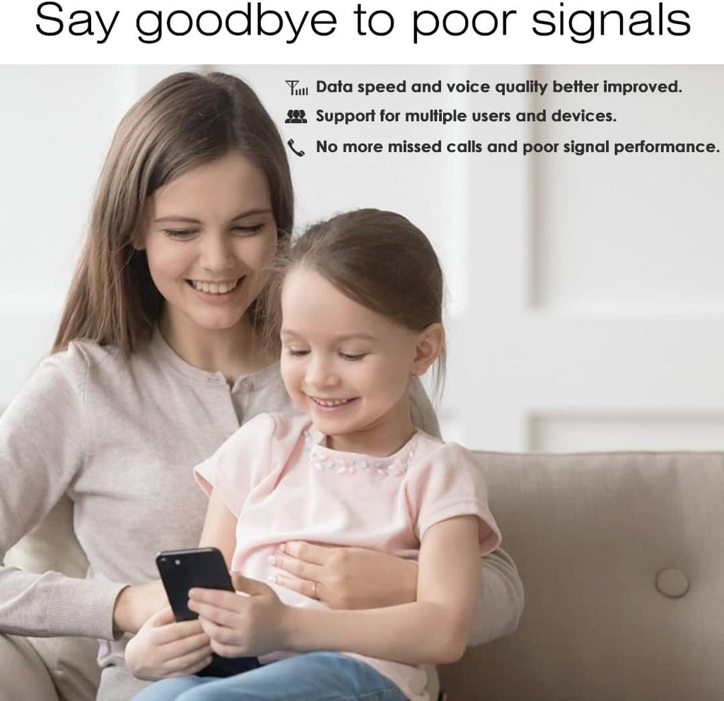 Cell Phone Signal Booster Kit for 3G/4G/5G LTE Data Up to 4,000 Sq ft K1025