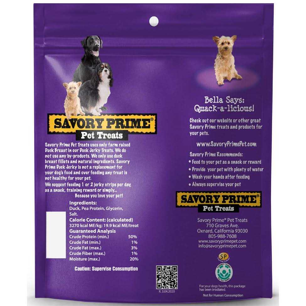 Natural Duck Jerky U551434