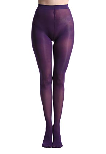 80 Denier Microfibre Semi Opaque High Waist Footed Pantyhose H5410