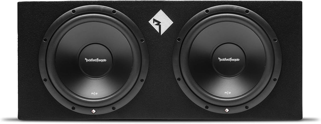 Dual 12" Subwoofers in Sealed Loaded Enclosure 500-Watts RMS Q7222