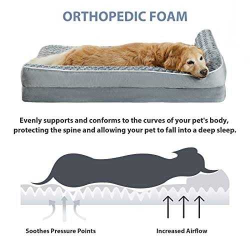 Large Waterproof Sofa Dog Bed with Removable Washable Cover N313751