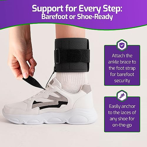 Adjustable Drop Foot Brace AFO Ankle Foot Orthosis T464411