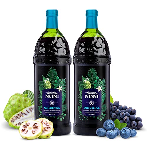 4x1L Bottles Noni Fruit Puree with Natural Blueberry & Grape Superfood Drink K8557