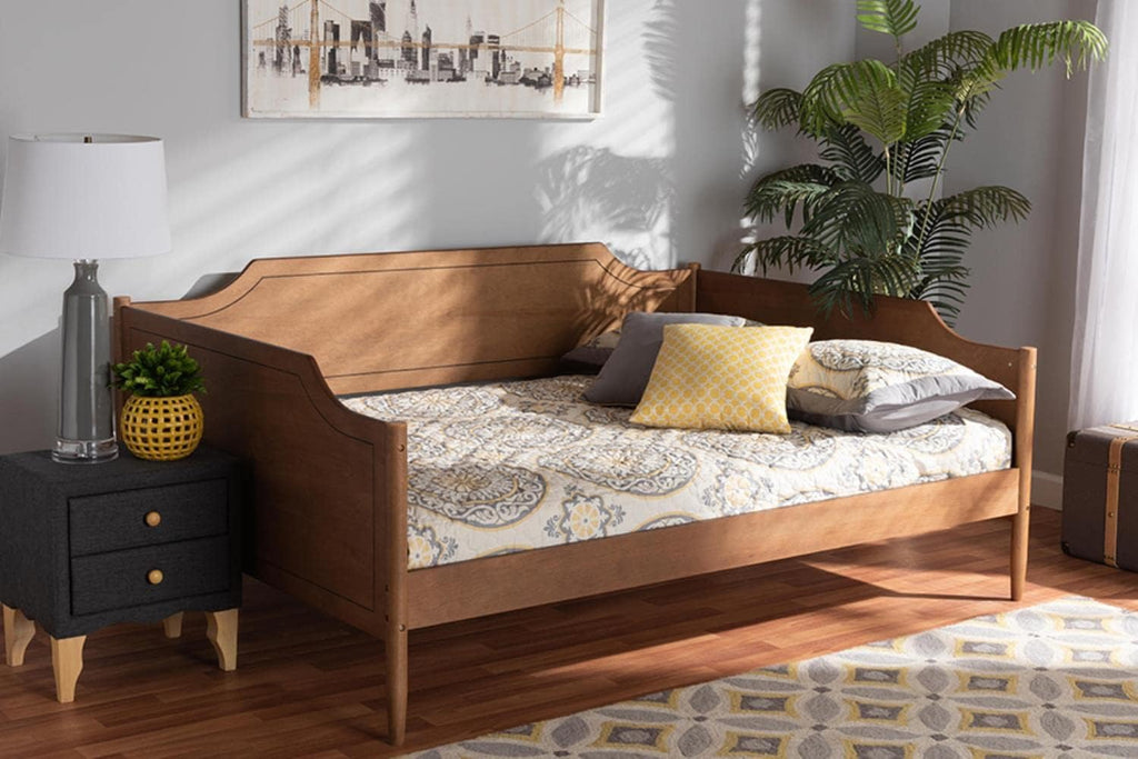Walnut Brown Finished Wood Full Size Daybed G792613