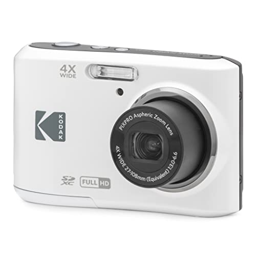 16MP Digital Camera with 4X Optical Zoom 27mm Wide Angle and 2.7" LCD Screen (Black) K129
