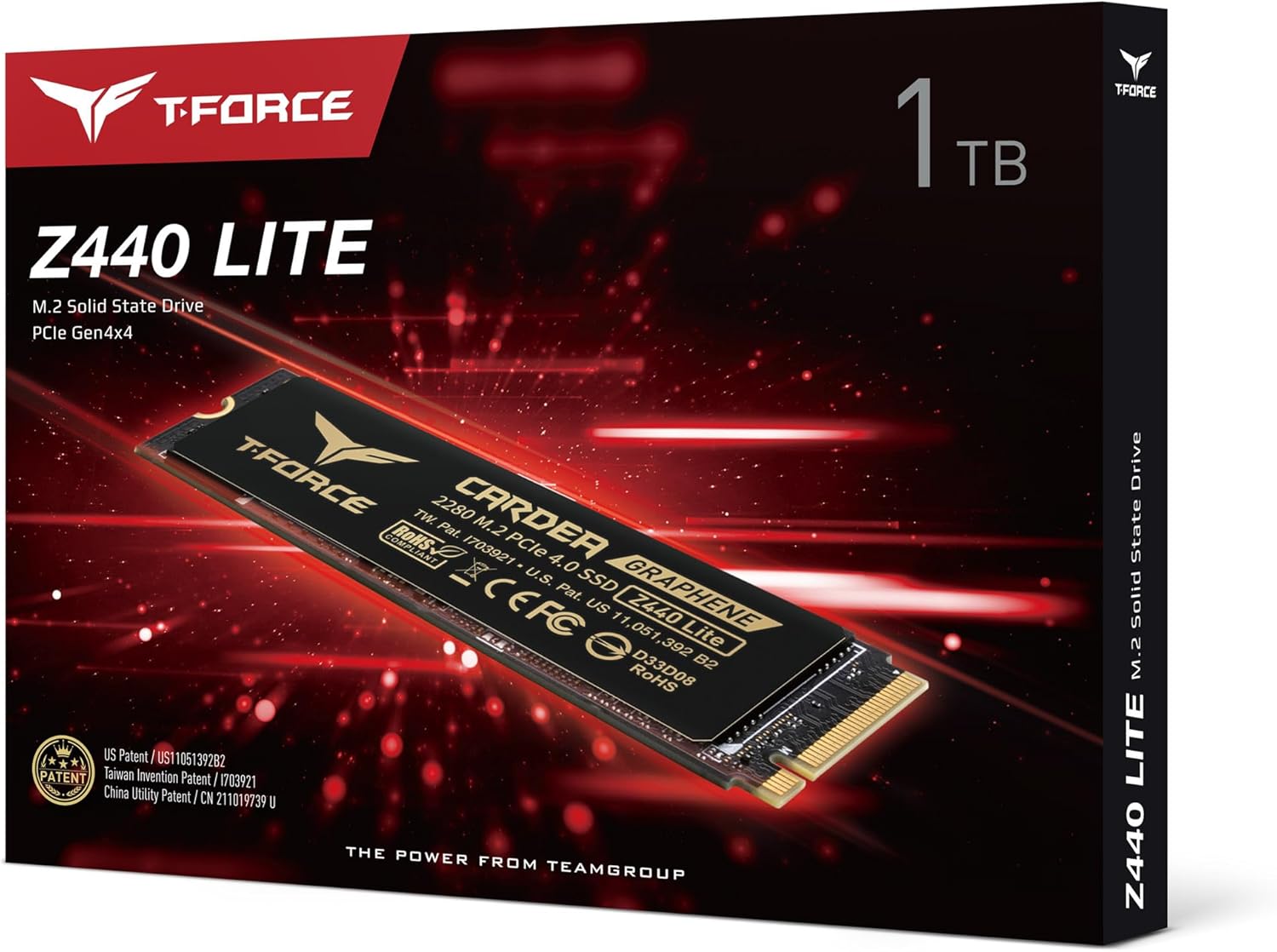 1TB NVMe PCIe 4.0 M.2 2280 SSD R80116