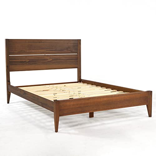 Queen Size Solid Wood Platform Bed D816322