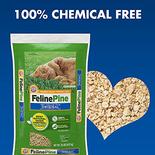 100% Natural Cat Litter, 20Lb Z924788