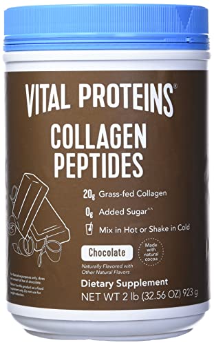 Chocolate Collagen Peptides, 32.56 Oz W58490