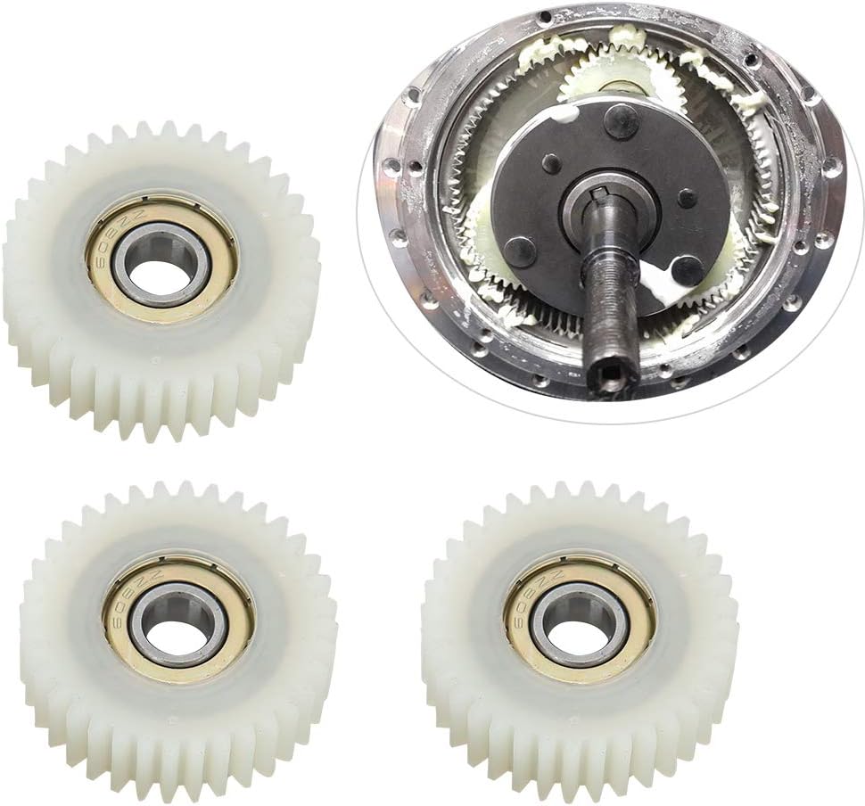 3PCS Nylon Drive Gear 36T Planetary Gears E-Bike Wheel Hub Motor with Bearing L893