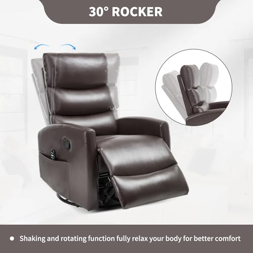 Black Fabric Massage Recliner Chair with Heat Z369222