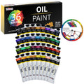 36 Color Set of Art Oil Paint in Large 18ml Tubes K589129