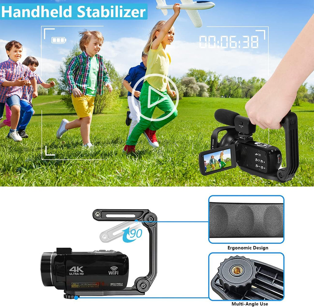 4K 56MP 18X Zoom Digital Video Camera with Touch Screen W921