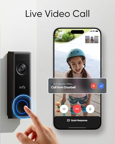 2K FHD Video Doorbell with Dual Power Options E653