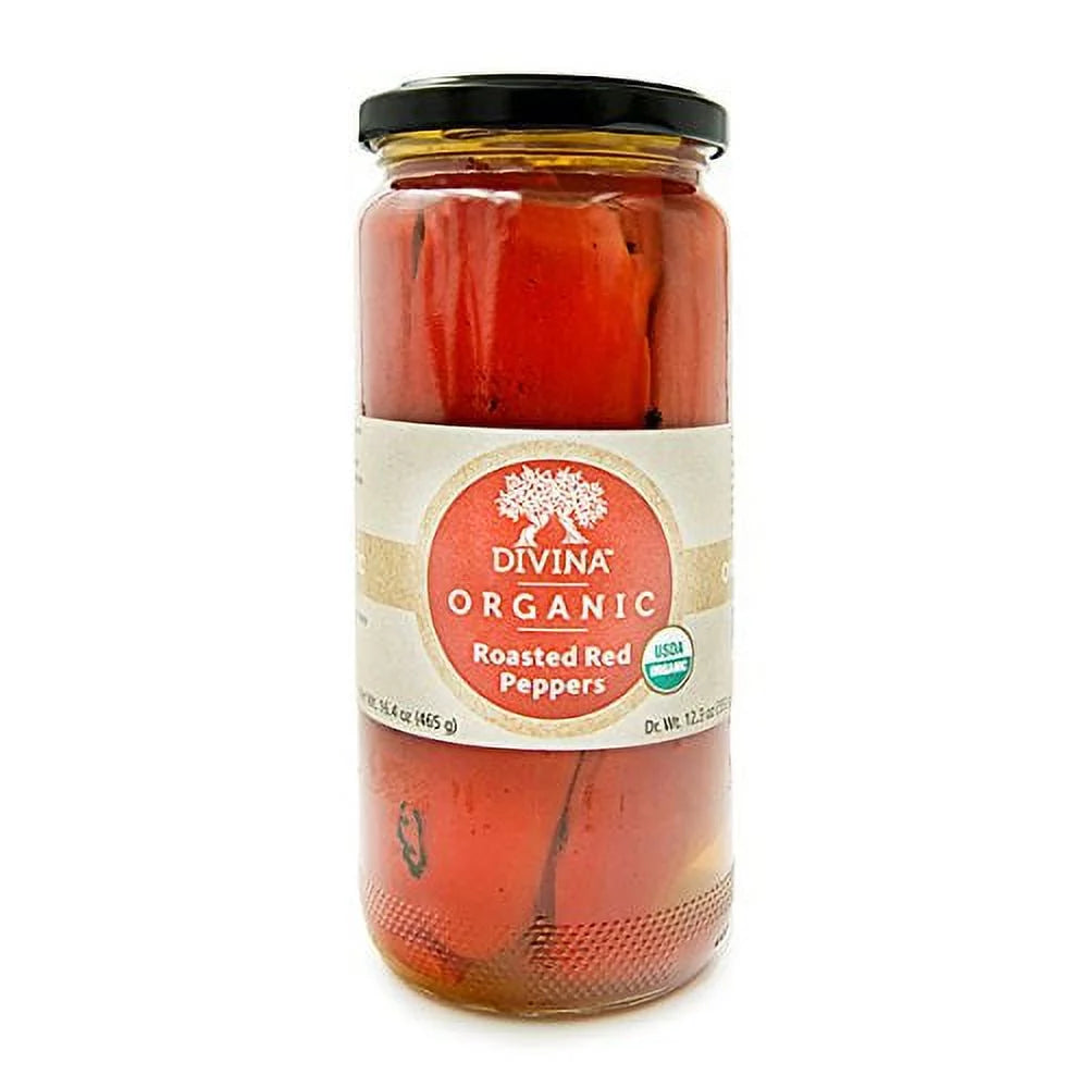 Organic Fire Roasted Sweet Peppers - Case of 6 - 16.2 OZ Q8523