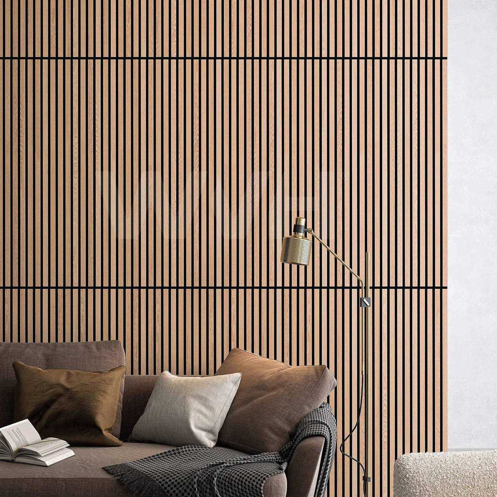 Oak Acoustic Slat Wood Wall Panels V69159