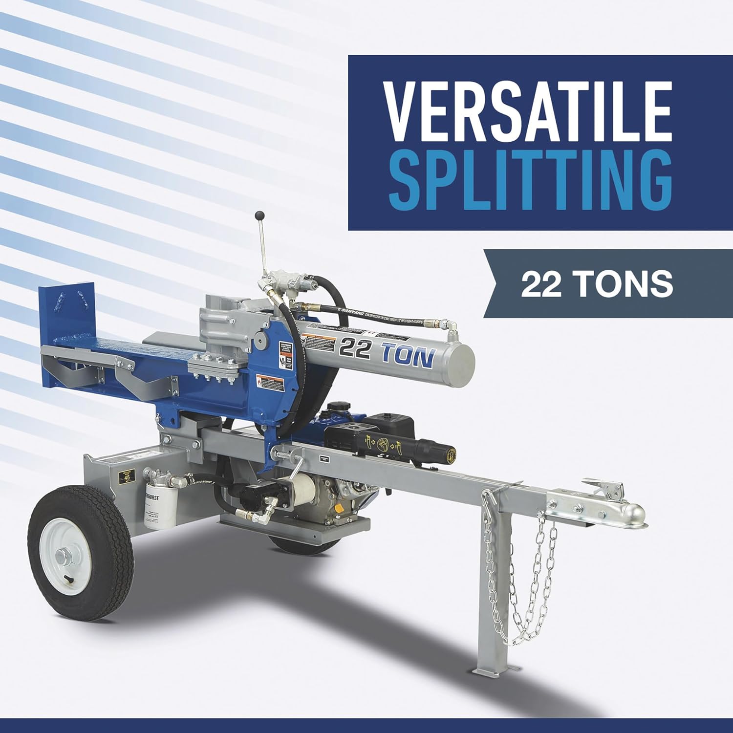 22 Ton 212cc Log Splitter V11152