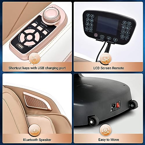 Full Body Zero Gravity Shiatsu Massage Chair with Heat D28838