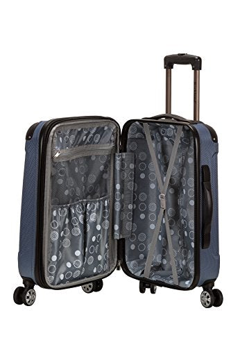 Blue Hardside Expandable Luggage with Spinner Wheels, Carry-On 20-Inch I38414