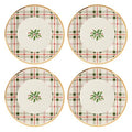 12-Piece Dinnerware Set, Red & Green J60907