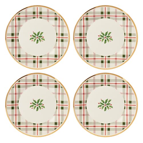 12-Piece Dinnerware Set, Red & Green J60907