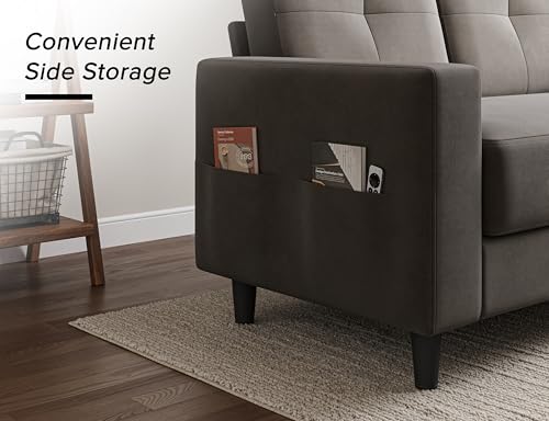 Brown 53" 2 Seater Loveseat Sofa Z822935