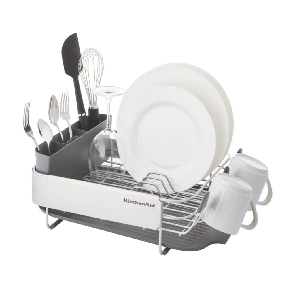 Stainless Steel Compact Dish Rack in Satin Gray R3753