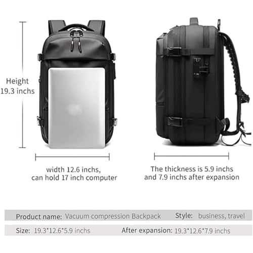 Expandable Backpack With Vacuum Compression R751
