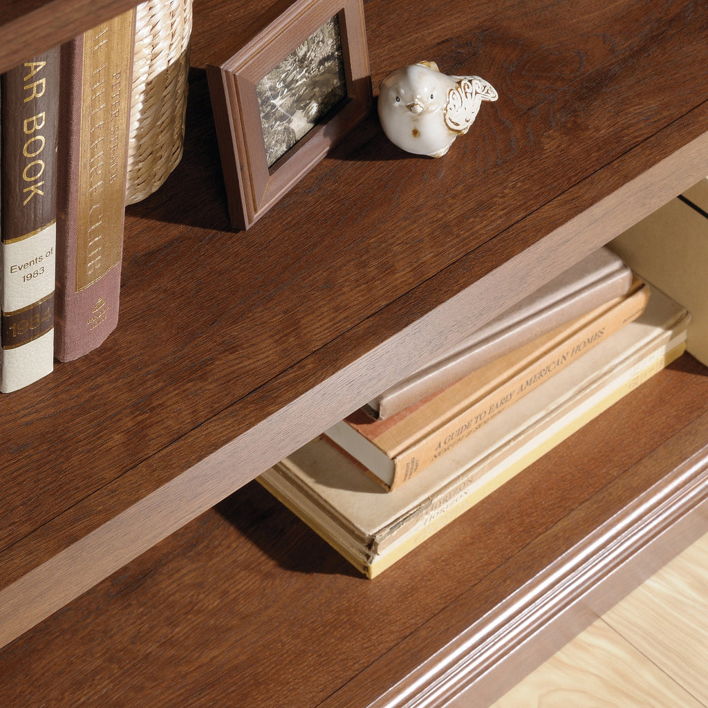 Oiled Oak Finish 2-Shelf Bookcase C5297