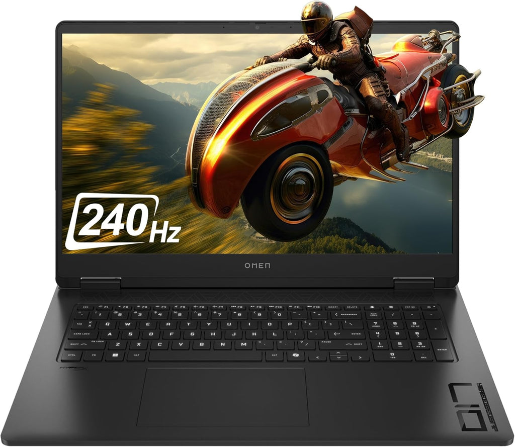 Black 17.3" QHD Gaming Laptop with AMD Ryzen 7 8845HS, 64 GB DDR5 Ram, 2 TB PCIe SSD, Nvidia Geforce RTX 4070, W11 Home R453
