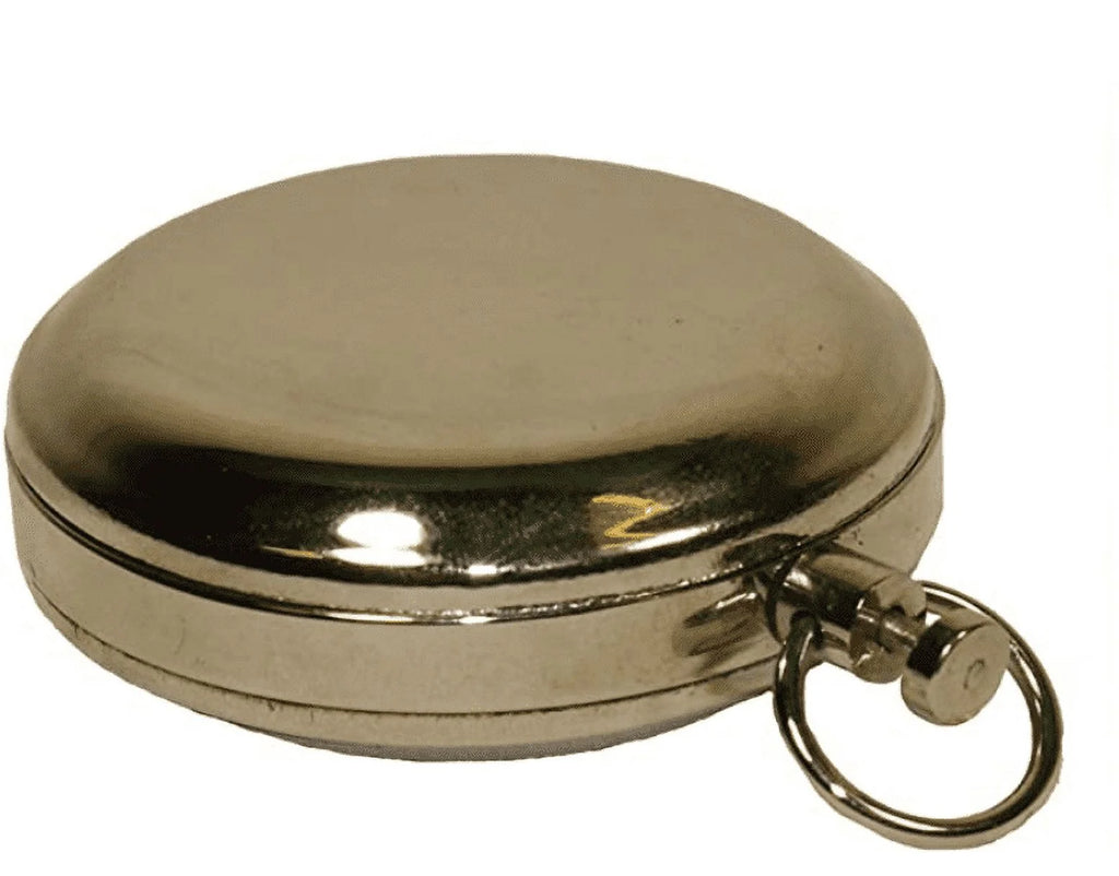 1 3/4" Chrome Plated Pocket Compass M496924
