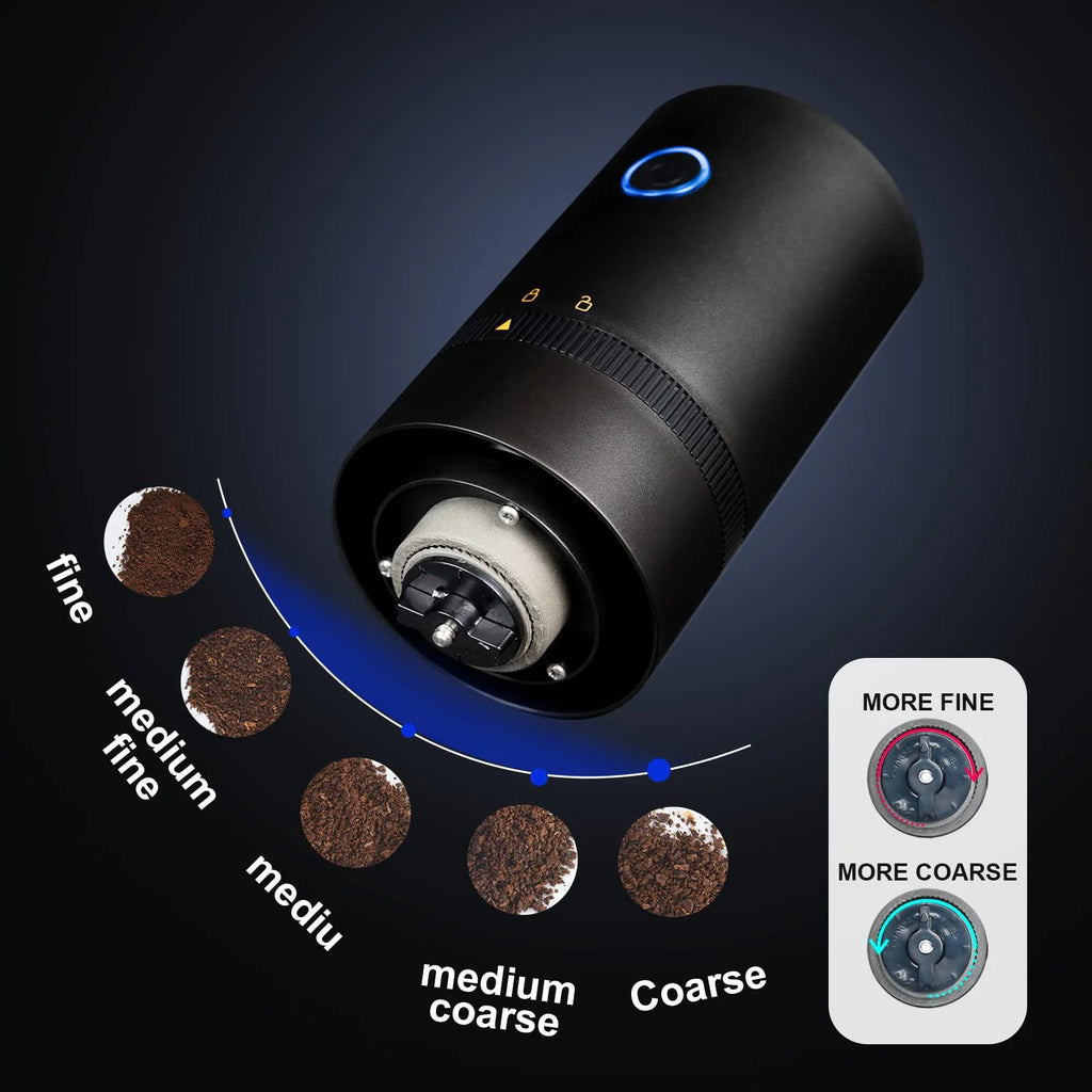 White Cordless Electric Coffee Grinder H255