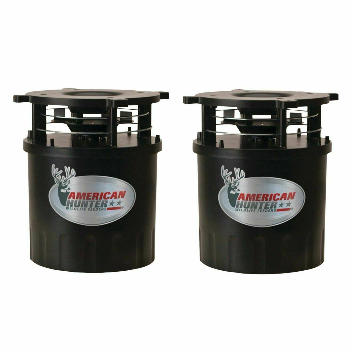 Wildlife Game Feeder Kit with Timer & Varmint Guard (2 Pack) Y32274