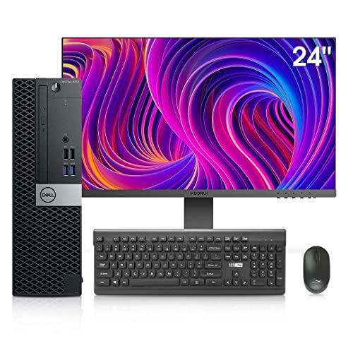 16GB DDR4 Ram 512GB M.2 NVMe SSD Desktop Computer with 24 inch Monitor L444
