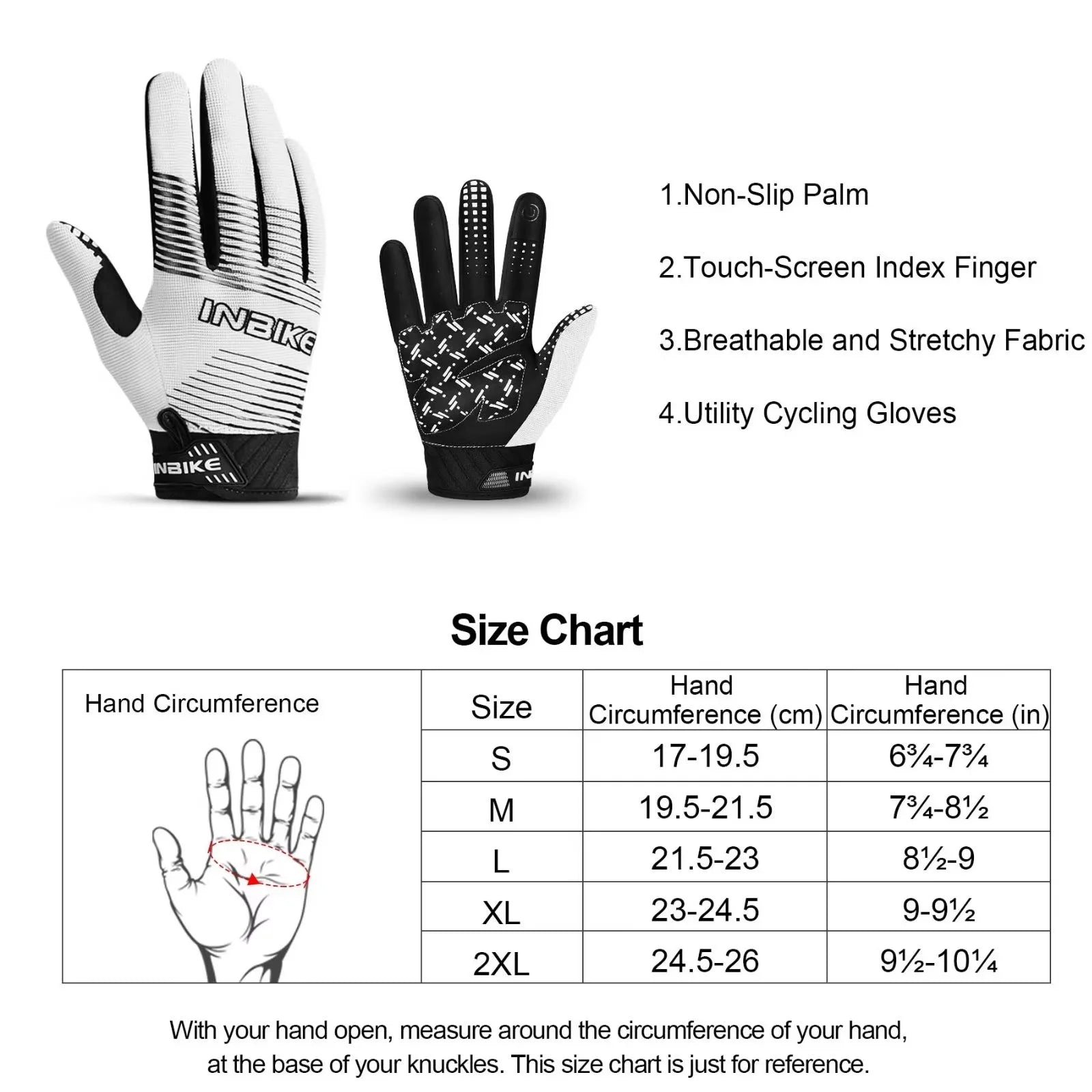 Cycling Gloves with 5MM Non-Slip Palm Pad Z3967