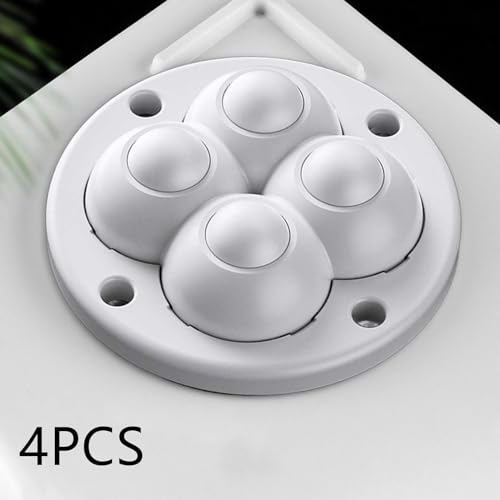4-Pack Black Rotating Caster Wheels T983