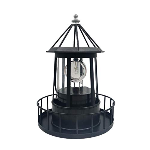 Solar LED Rotating Lighthouse Light F76008