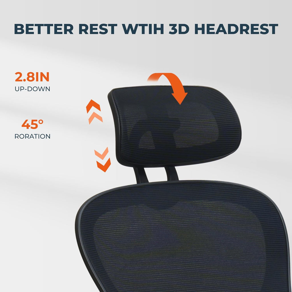 High Back Mesh Office Chair with Adjustable Lumbar Support S38386