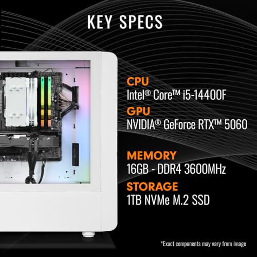 AMD Ryzen 5 5600 16GB DDR4 3600Mhz 1TB NVMe M.2 WiFi Windows 11 Gaming Desktop M717