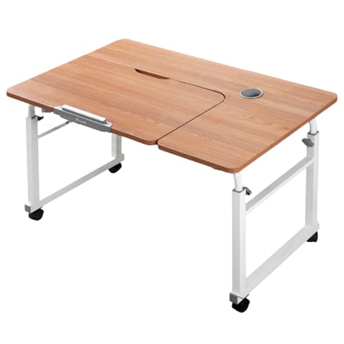 Adjustable Height Overbed Table with Wheels I150474